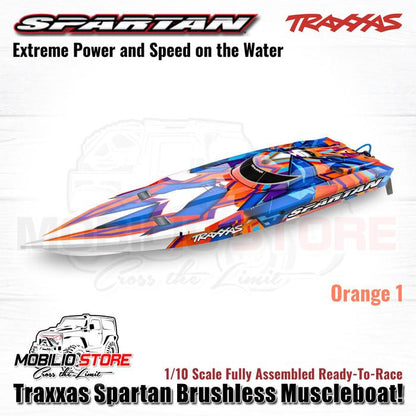 Traxxas Spartan Brushless Muscle Boat 1/10 Scale Fully Assembled RTR