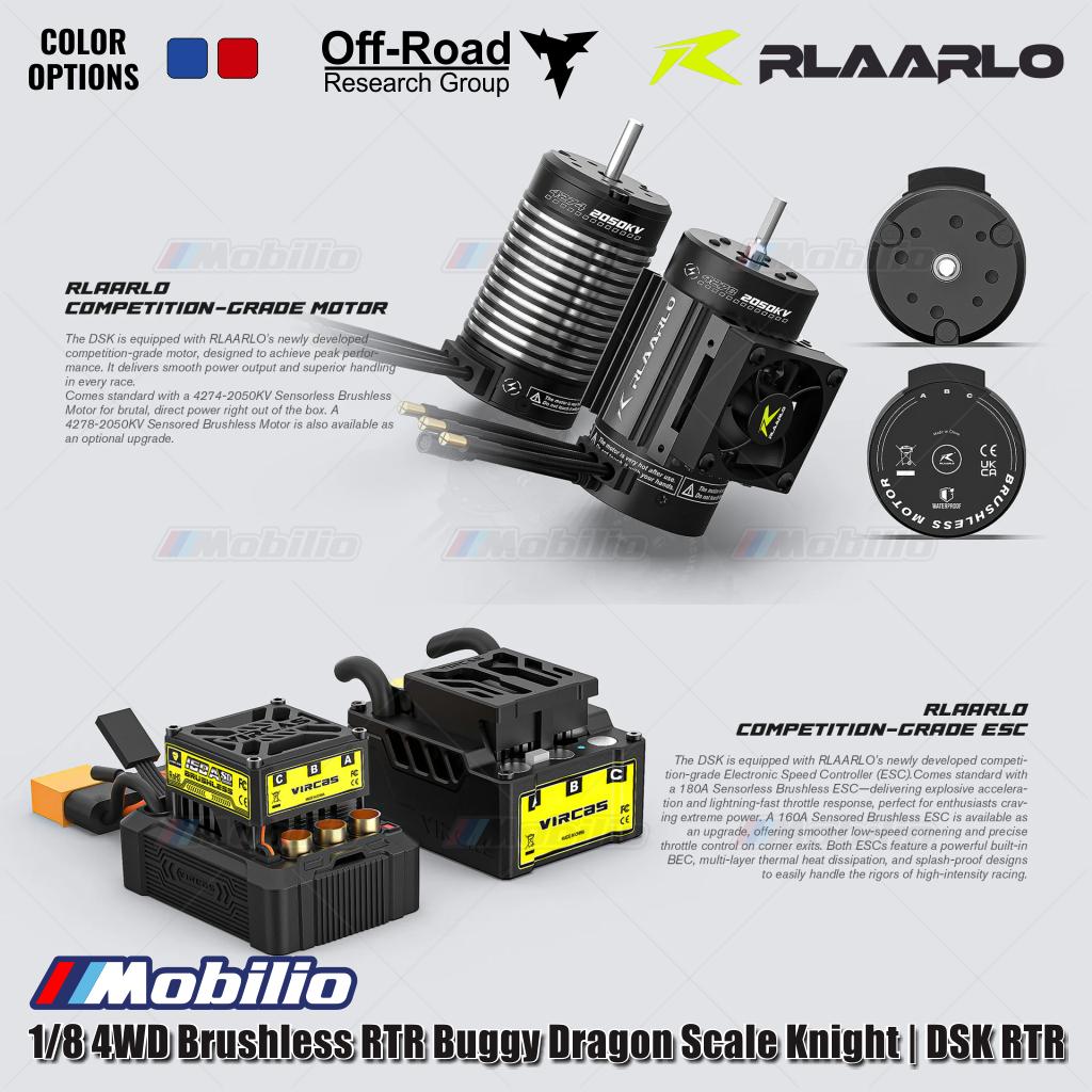 Rlaarlo Dragon Scale Knight | DSK 1/8 Scale 4WD Brushless RC Buggy RTR