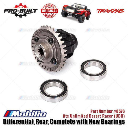 Traxxas Part #8576 Pro Built Differential Rear Complete fits Unlimited Desert Racer (UDR) RC