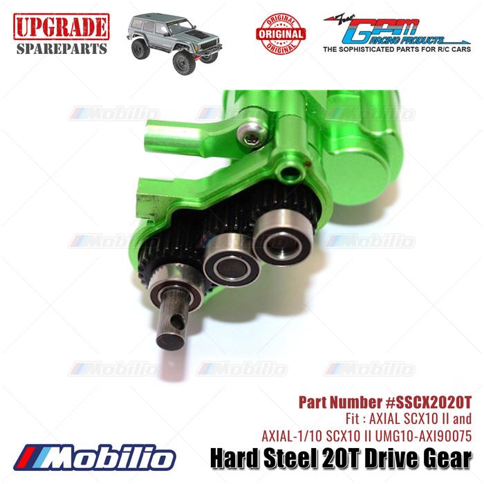 GPM Part #SSCX2020T Hard Steel 20T Drive Gear Axial SCX10 II Crawler Adventure