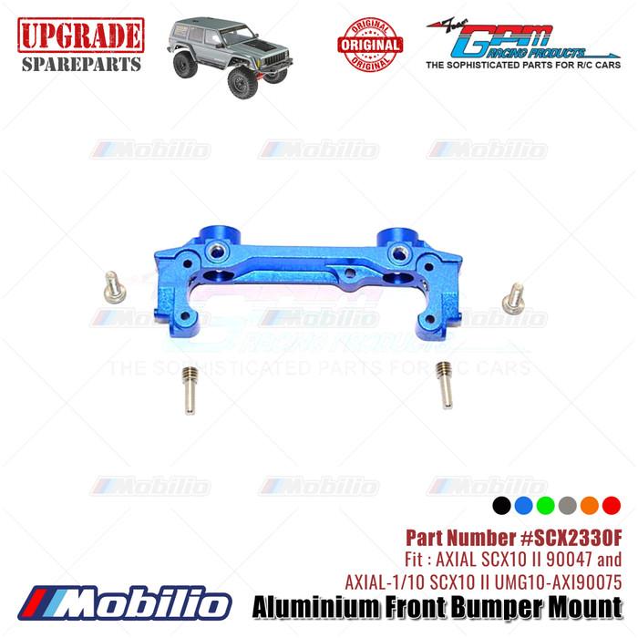 GPM Part #SCX2330F Aluminium Front Bumper Mount AX31392 RC Upgrade Axial SCX10 II Crawler Adventure