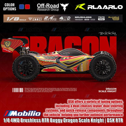 Rlaarlo Dragon Scale Knight | DSK 1/8 Scale 4WD Brushless RC Buggy RTR
