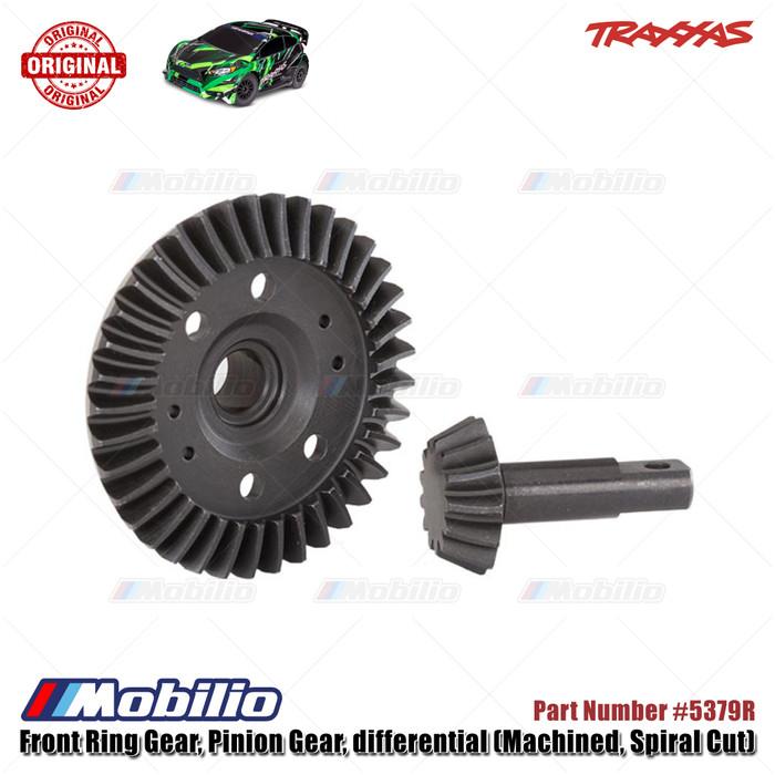 Traxxas Part #5379R Front Ring Gear Pinion Gear Differential Machined Spiral Cut for RC ST Rally Slash Stampede Hoss Rustler