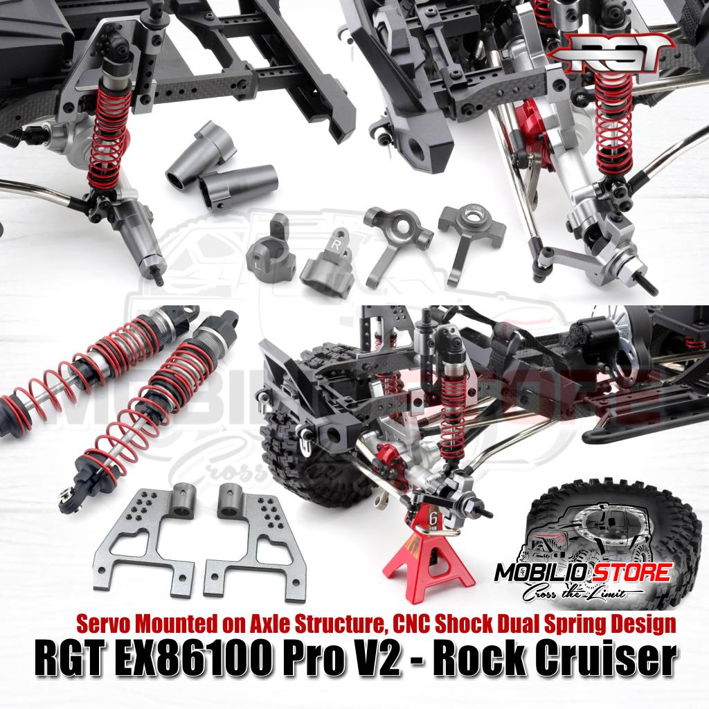 RGT EX86100 Pro V2 - Rock Cruiser Versi Kit RC Crawler Skala 1/10