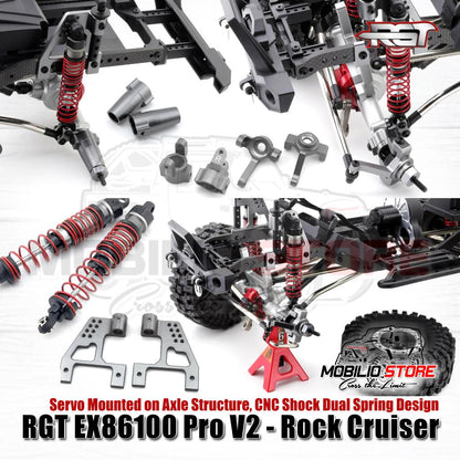 RGT EX86100 Pro V2 - Rock Cruiser Versi Kit RC Crawler Skala 1/10
