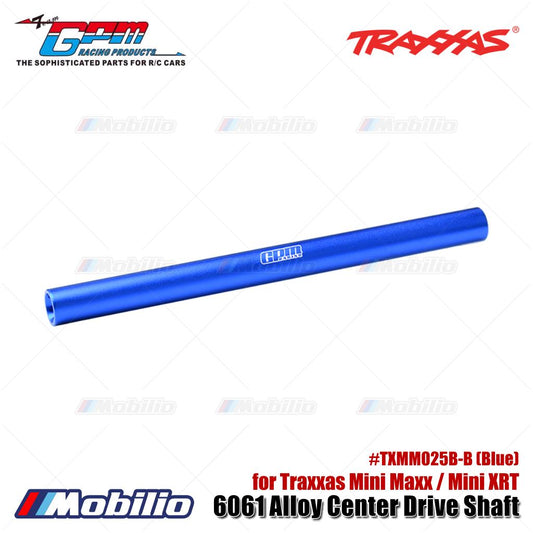 GPM Part #TXMM025B-B 6061 Alloy Center Drive Shaft for Traxxas Mini Maxx / Mini XRT Upgrade