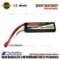 Baterai LiPo Vant 7.4V 2S 2600mAh 75C Lithium Polimer RC Soft Case