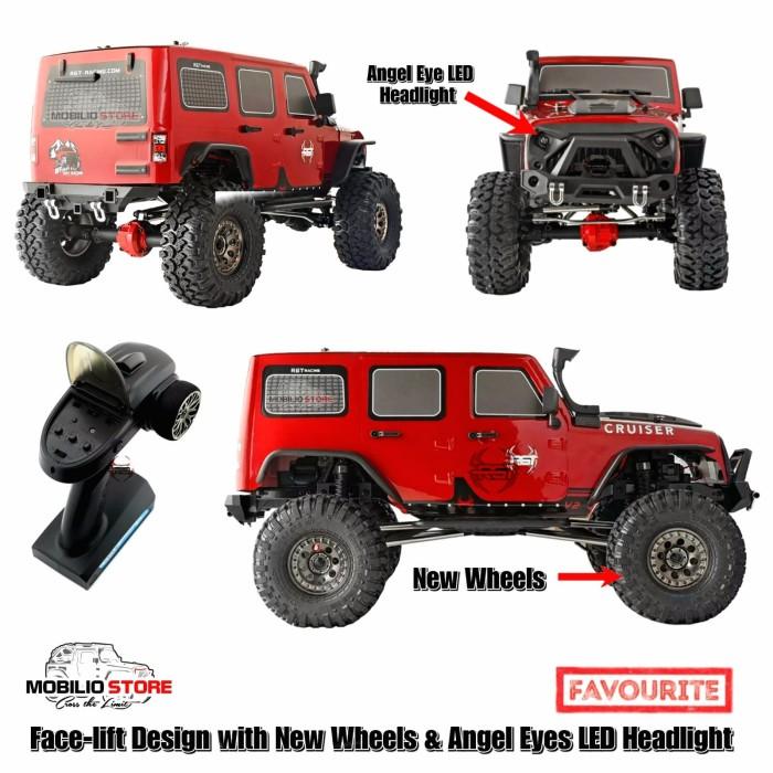 RGT EX 86100 V2 1:10 Skala Rock Crawler Cruiser 4WD Offroad RTR RC Mobil