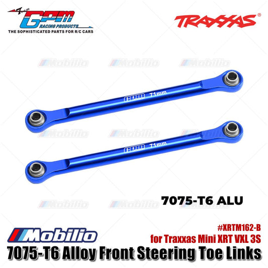 GPM Part #XRTM162-B 7075-T6 Alloy Front Steering Toe Links for Traxxas Mini XRT VXL 3S Upgrade