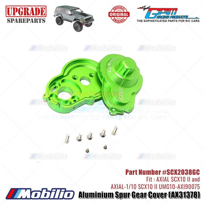 GPM Part #SCX2038GC Aluminium Spur Gear Cover AX31378 RC Upgrade Axial SCX10 II Crawler Adventure
