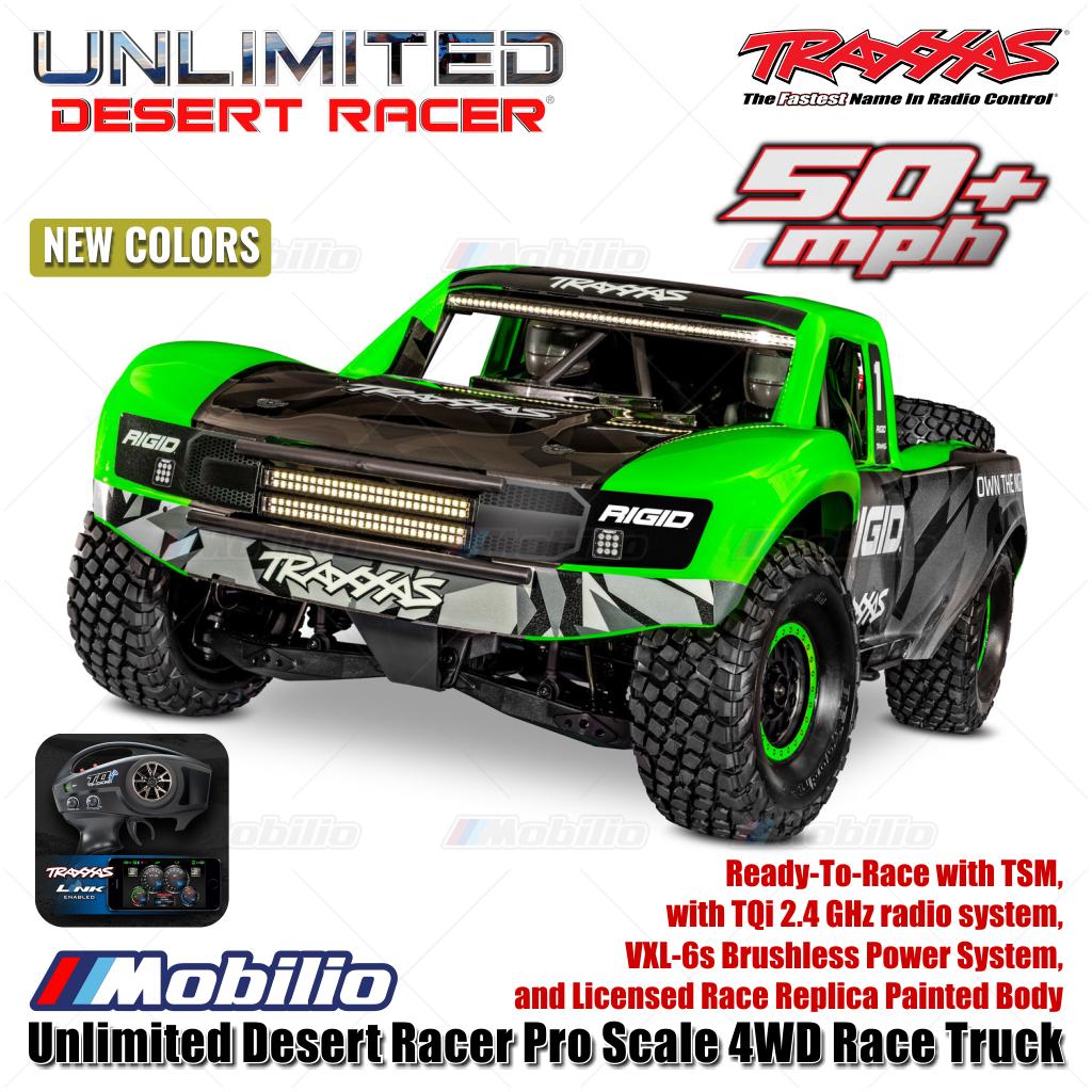 Traxxas 85086-4 UDR Unlimited Desert Racer Pro Scale 4x4 6S RC Short Course Remote Control Tanpa Klip