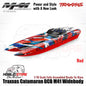 Traxxas 57046-4 Catamaran DCB M41 Brushless Widebody 1/10 Scale Assembled RTR dengan Motor Velineon 540 XL dan Kontrol Remote TQi 2.4 GHz