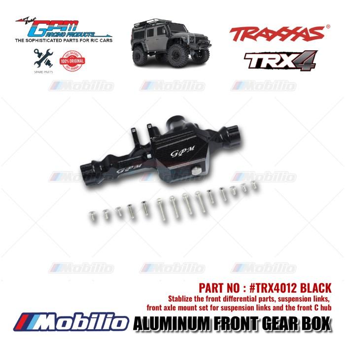 GPM Part #TRX4012 Aluminum Front / Rear Gear Box for Traxxas TRX-4 TRX-6