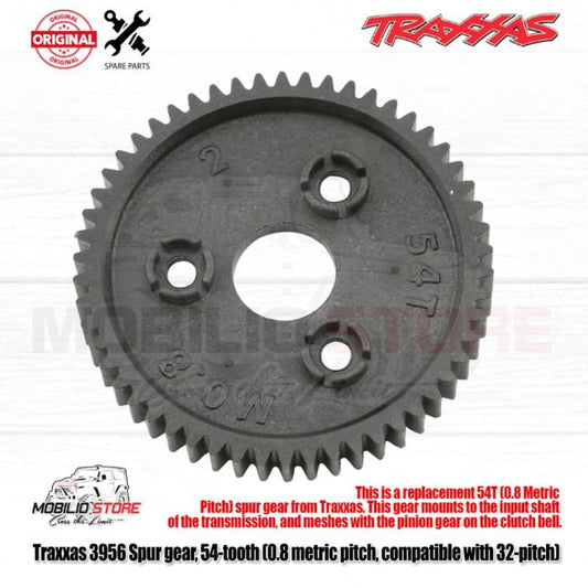 Traxxas Part #3956 Spur Gear 54T 0.8 Metric Pitch Competible with 32 Pitch