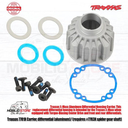Traxxas Part #7781X Carrier Differential for 7783X Gear Shaft X-Maxx XRT