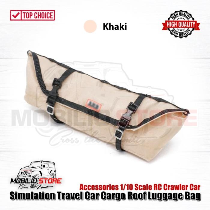Simulation Travel Car Cargo Roof Luggage Bag Accessories RC Crawler