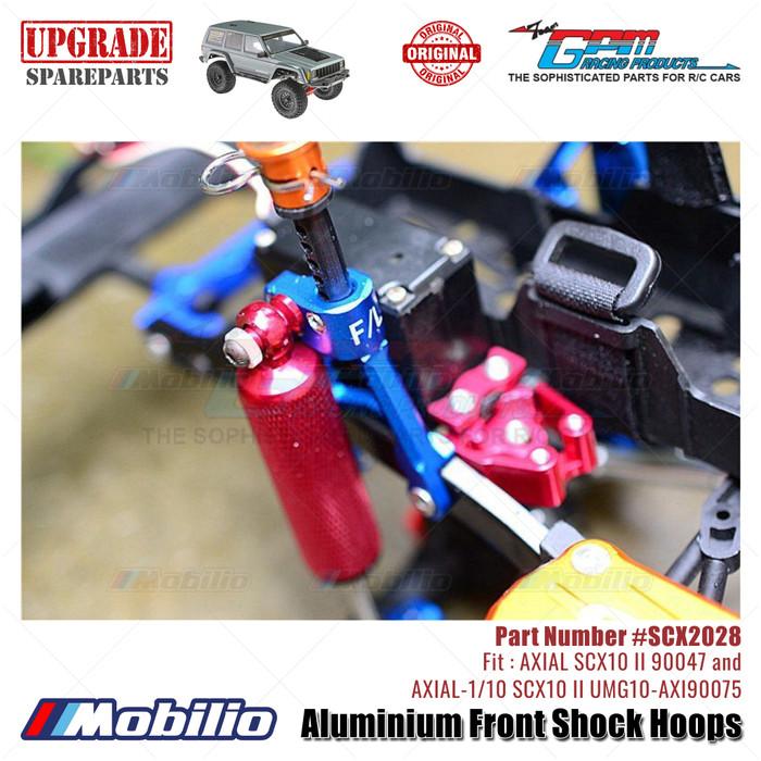 GPM Part #SCX2028 Aluminium Front Shock Hoops AX31380