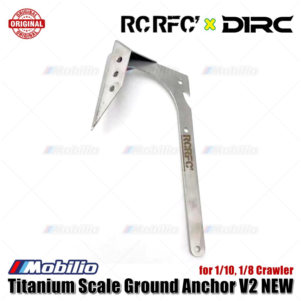 D1RC Titanium Scale Ground Anchor V2 NEW for 1/10 Scale RC Crawler