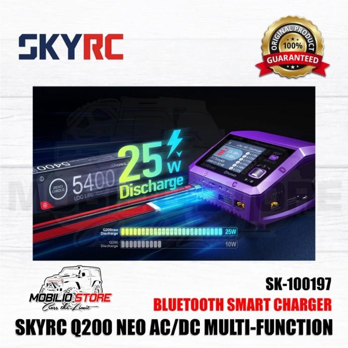 Pengisi Daya Pintar Bluetooth Multi-Fungsi AC/DC Skyrc Q200 Neo SK10019701