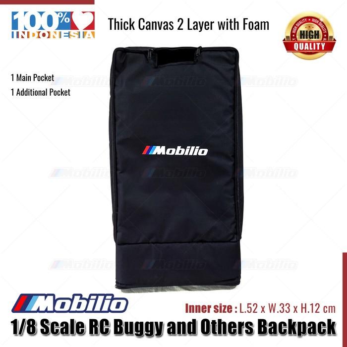 Tas 1/8 Scale RC Buggy and Others Backpack High Quality Canvas Size 52x33x12cm