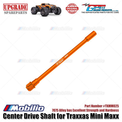 GPM Part #TXMM025 7075 Alloy Center Drive Shaft for RC Traxxas Mini Maxx