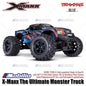 TRAXXAS 77096-4 Truk Monster X-maxx Xmaxx Skala 1/6 Baru dengan Ban Belted Sledgehammer, Motor Brushless 8s, Penggerak 4WD, TQI, TSM, Siap Pakai (RTR)