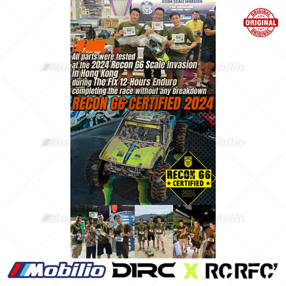 D1RC Ti-Fury Titanium RCRFC Competition Kit RC untuk Penggemar Off-Road Serius, Crawler Siap Kompetisi yang Dirancang