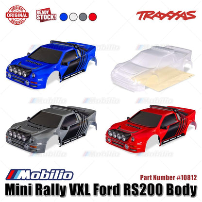 Traxxas Part #10812 Mini Rally VXL Ford RS200 Body
