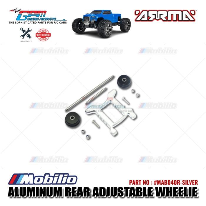 GPM Part #MAB040R Aluminum Rear Adjustable Wheelie Arrma Big Rock Crew Cab Monster Truck