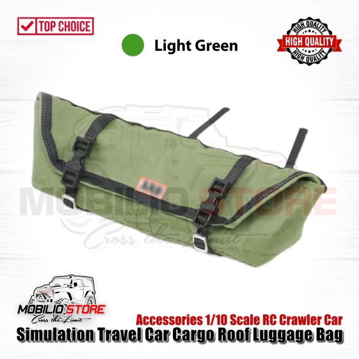 Simulation Travel Car Cargo Roof Luggage Bag Accessories RC Crawler
