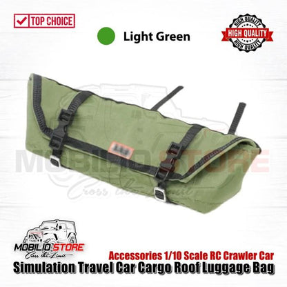 Simulation Travel Car Cargo Roof Luggage Bag Accessories RC Crawler