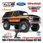 Traxxas TRX4 TRX-4 1979 Ford Bronco Ranger 4X4 1/10 Scale Trail Truck