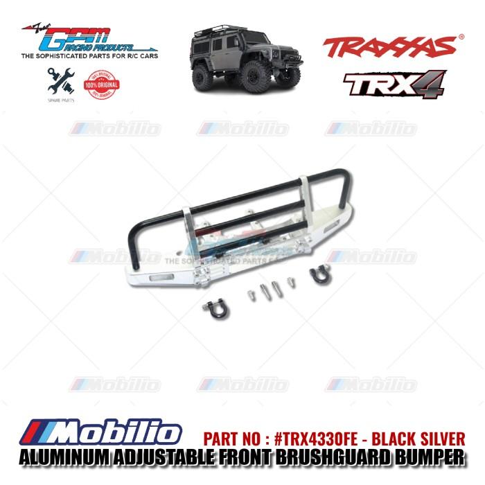 GPM Part #TRX4330FE Aluminum Adjustable Front Brushguard Bumper Traxxas TRX-4 Defender Trail Crawler