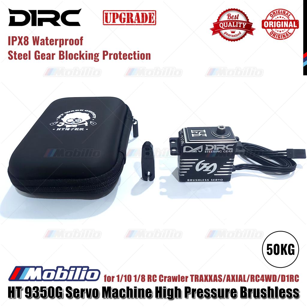D1RC Steering Gear HT 9350G Servo Machine Tekanan Tinggi Brushless Tahan Air untuk 1/10 1/8 RC Crawler Adventure
