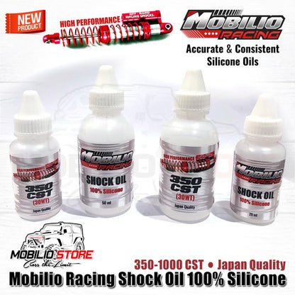 Mobilio Racing Shock Oil RC 100% Silicone 350-1000 CST Japan Quality