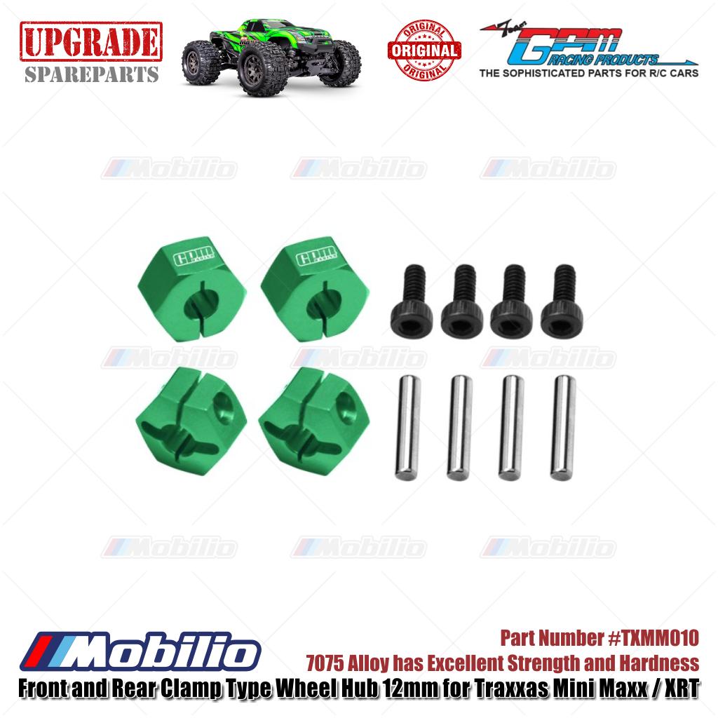 GPM Part #TXMM010 7075 Alloy Front And Rear Clamp Type Wheel Hub 12mm for RC Traxxas Mini Maxx / Mini XRT