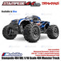 Traxxas 90376-4 Stampede VXL 1/10 Skala 4X4 Truk Monster Rakitan Penuh Tahan Air RTR dengan TQi TSM