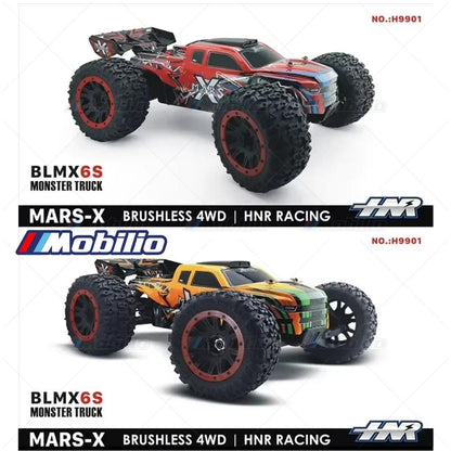 HNR H9901 MARS-X 1/8 4WD Off-Road Vehicle RC 6S Power System Hobbywing MAX8 ESC Brushless Motor RTR Remote Control