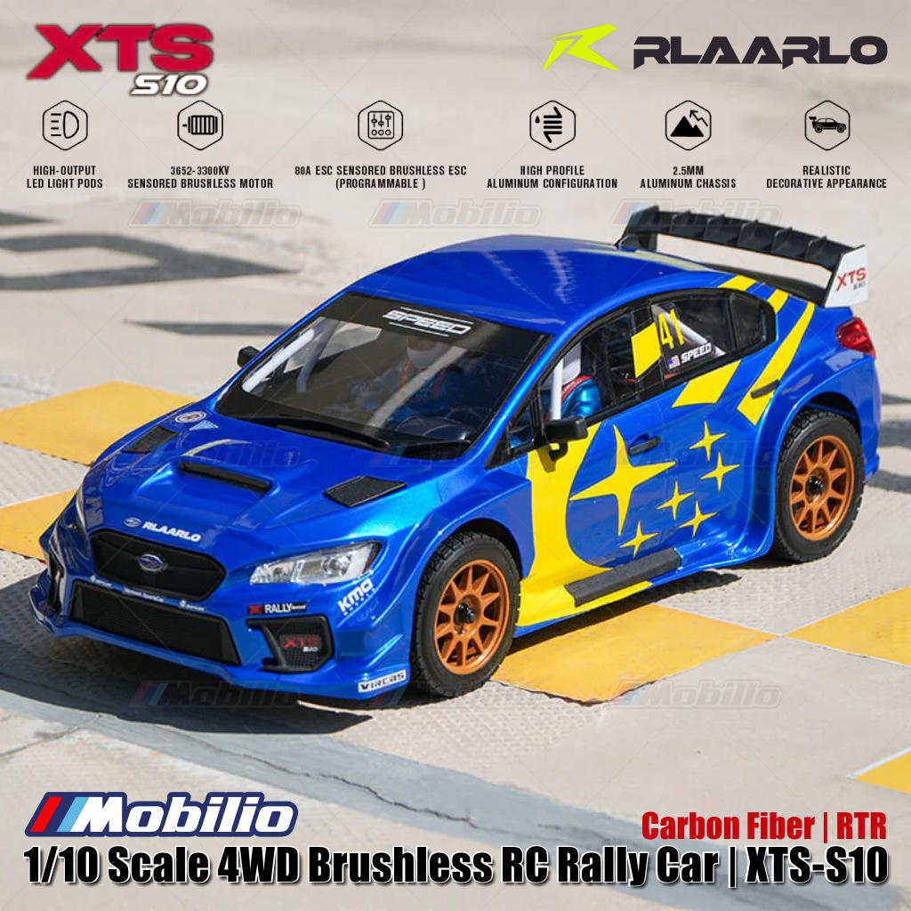 Rlaarlo XTS-S10 Mobil Reli RC Skala 1/10 4WD Sensored Brushless ESC yang Dapat Diprogram dengan Tampilan Realistis (RTR)