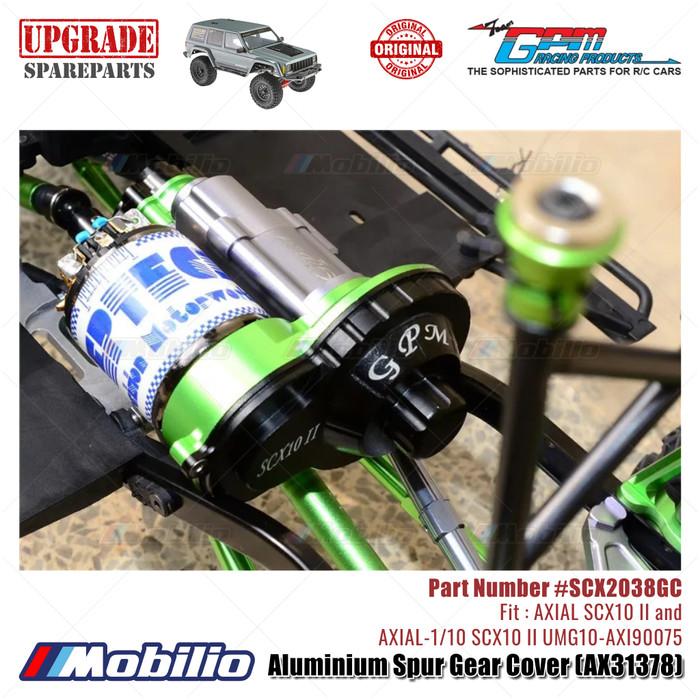 GPM Part #SCX2038GC Aluminium Spur Gear Cover AX31378 RC Upgrade Axial SCX10 II Crawler Adventure