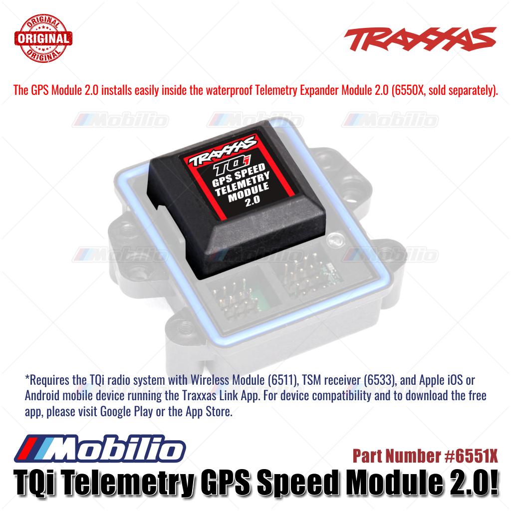 Traxxas Part #6551X TQi Telemetry GPS Speed Module 2.0! Uses GPS and GLONASS Global Positioning for Accurate, Real-Time Speed
