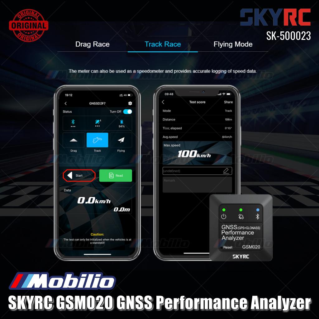SKYRC #SK-500023 GSM020 GNSS Performance Analyzer Balap Drag Balap Trek Mode Terbang