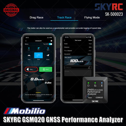 SKYRC #SK-500023 GSM020 GNSS Performance Analyzer Balap Drag Balap Trek Mode Terbang