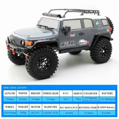 RGT EX86120 FJ Dessert Fox 1/10 RTR Mobil RC Crawler Off Road 4WD
