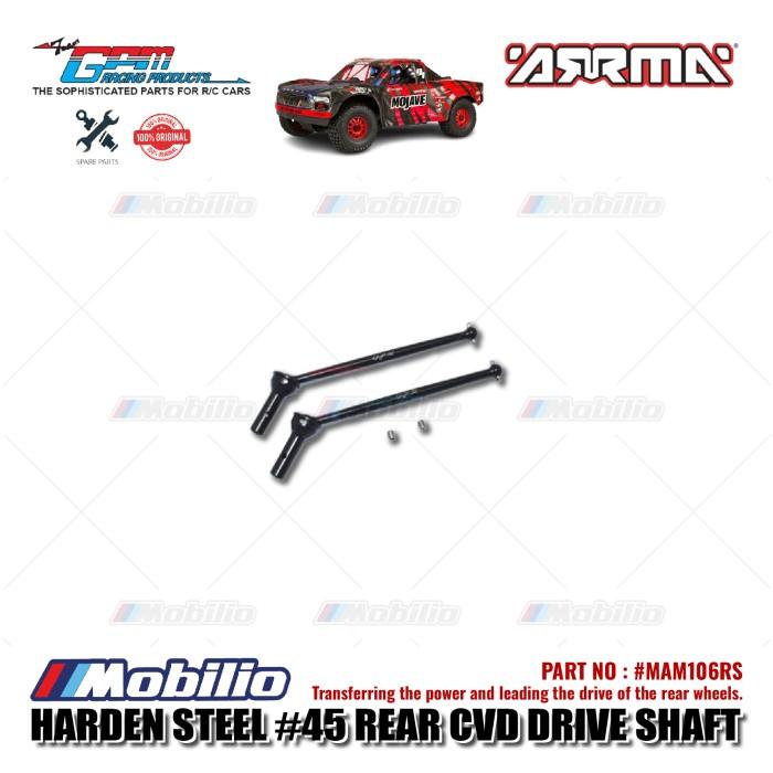 GPM Part #MAM106RS Harden Steel Rear CVD Drive Shaft Arrma Mojave 6S BLX Desert Truck