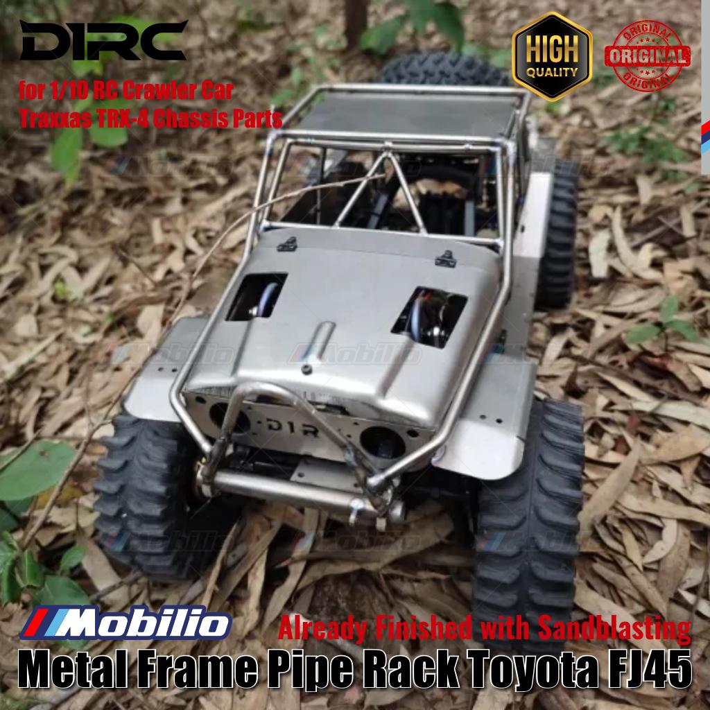 D1RC Upgrade Part Metal Frame Pipe Rack Toyota FJ45 with Sandblasting for 1/10 RC Crawler Car Traxxas TRX-4 Chassis Parts