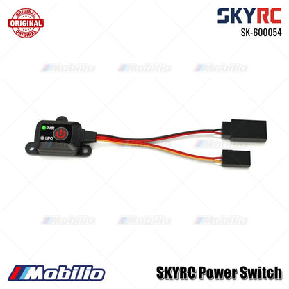 SKYRC #SK-600054 Sakelar Daya On/Off Asli Terkendali MCU Baterai LIPO NIMH 4-12V untuk RC 1/10 1/8