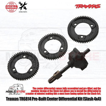 Traxxas Part #6814 Pre-Built Center Diffrential Kit for Slash Rustler