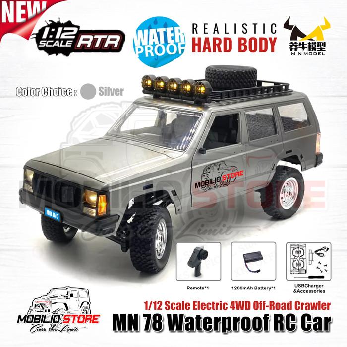 RC MN78 Waterproof Jeep Cherokee 213 1/12 Scale 4WD Crawler Car RTR