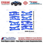 GPM Part #TXMM4567 7075 Alloy Front Upper & Lower + Rear Upper & Lower Suspension Arms for RC Traxxas Mini Maxx